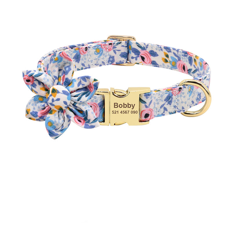Coleira Personalizada- Flores™