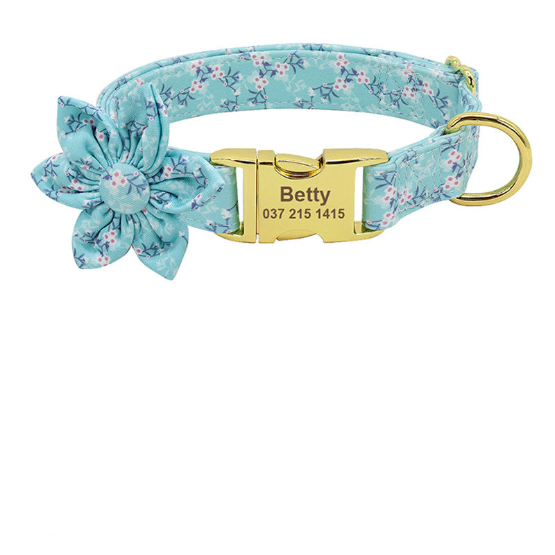 Coleira Personalizada- Flores™