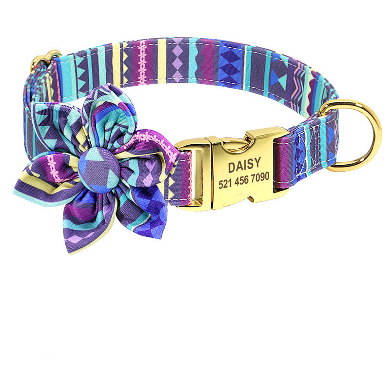 Coleira Personalizada- Flores™