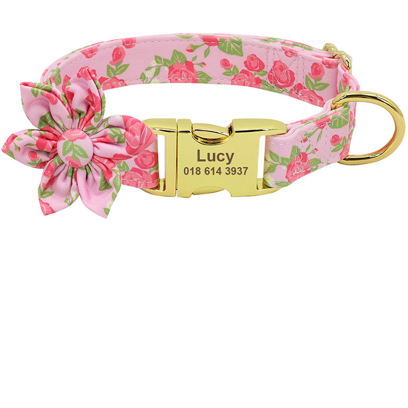 Coleira Personalizada- Flores™