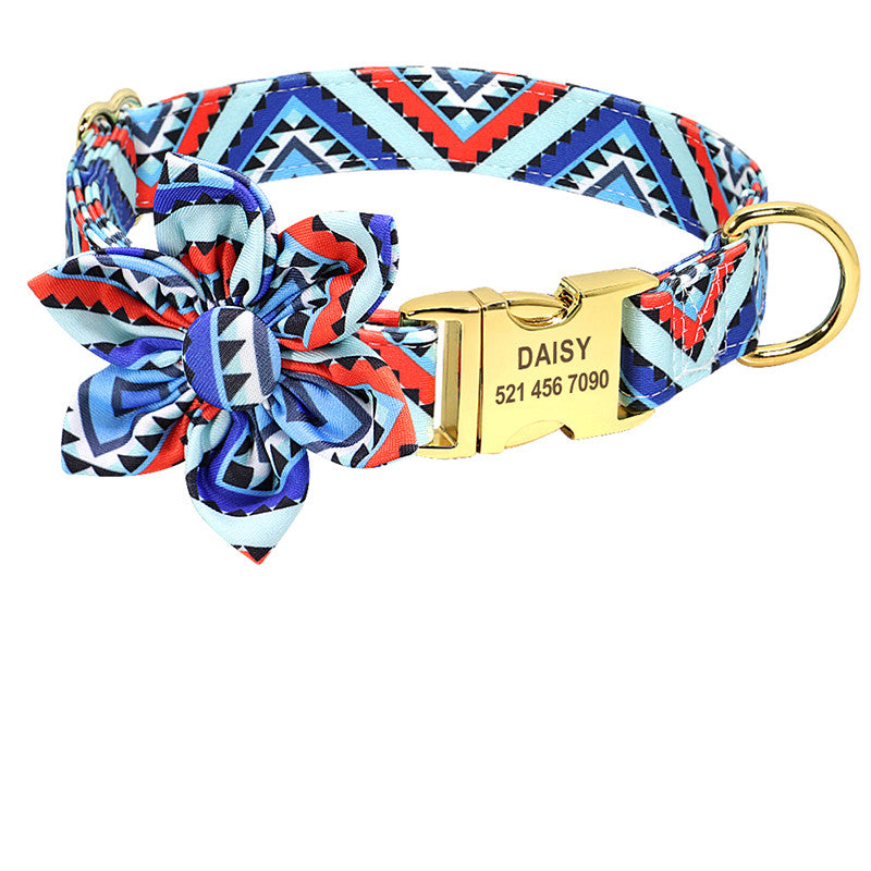 Coleira Personalizada- Flores™