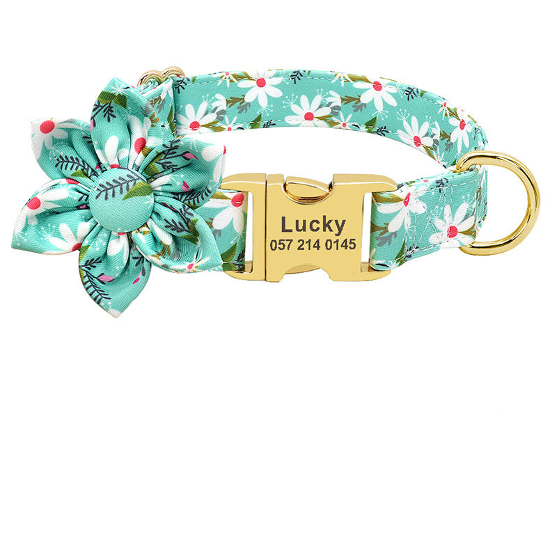 Coleira Personalizada- Flores™