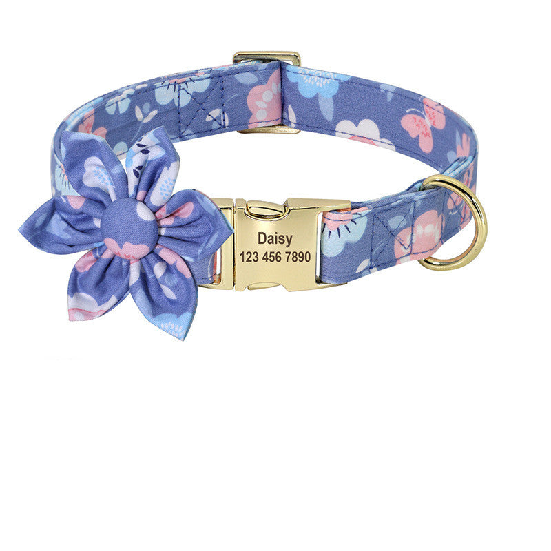 Coleira Personalizada- Flores™