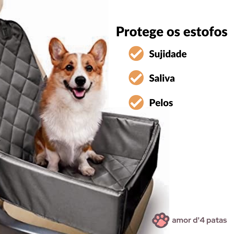 Capa Protetora de Carro para Cães